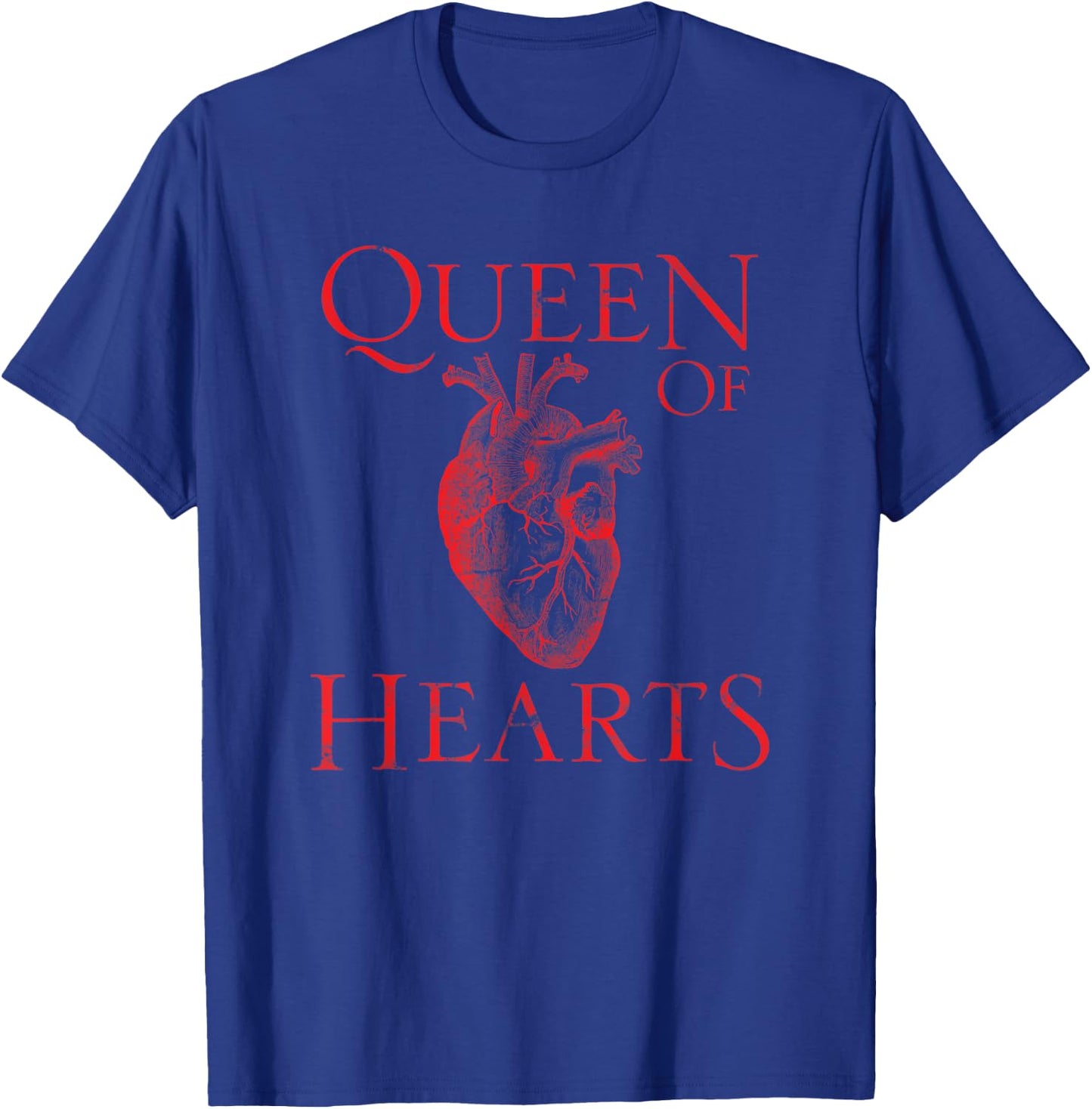 Funny Queen Of Hearts Design. Nurse, Surgeon or Cardiologist T-Shirt - T-Shirt | Royal