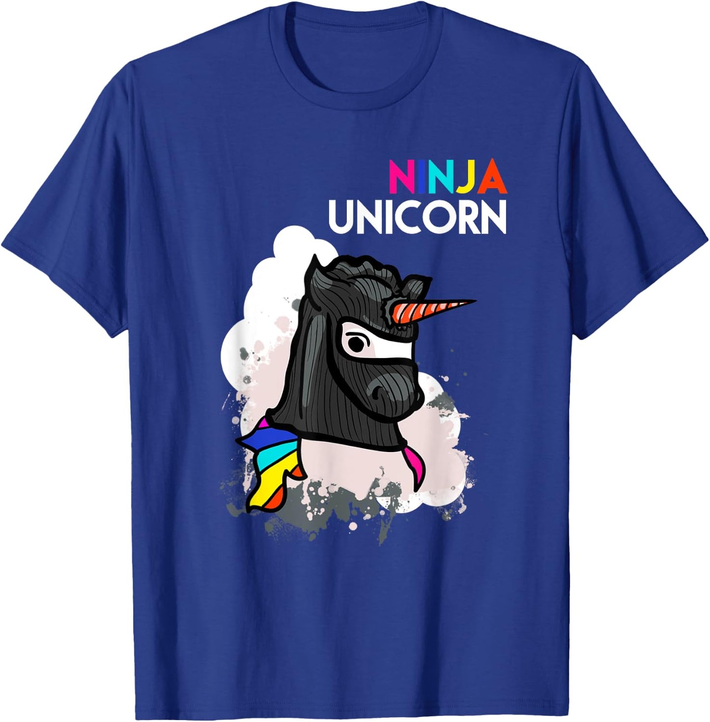 Unicorn Ninja Funny Cool Martial Arts Fighter Gift T-Shirt - T-Shirt | Royal
