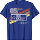 Nintendo NES Controller Retro Stripe 85 T-Shirt - T-Shirt | Royal