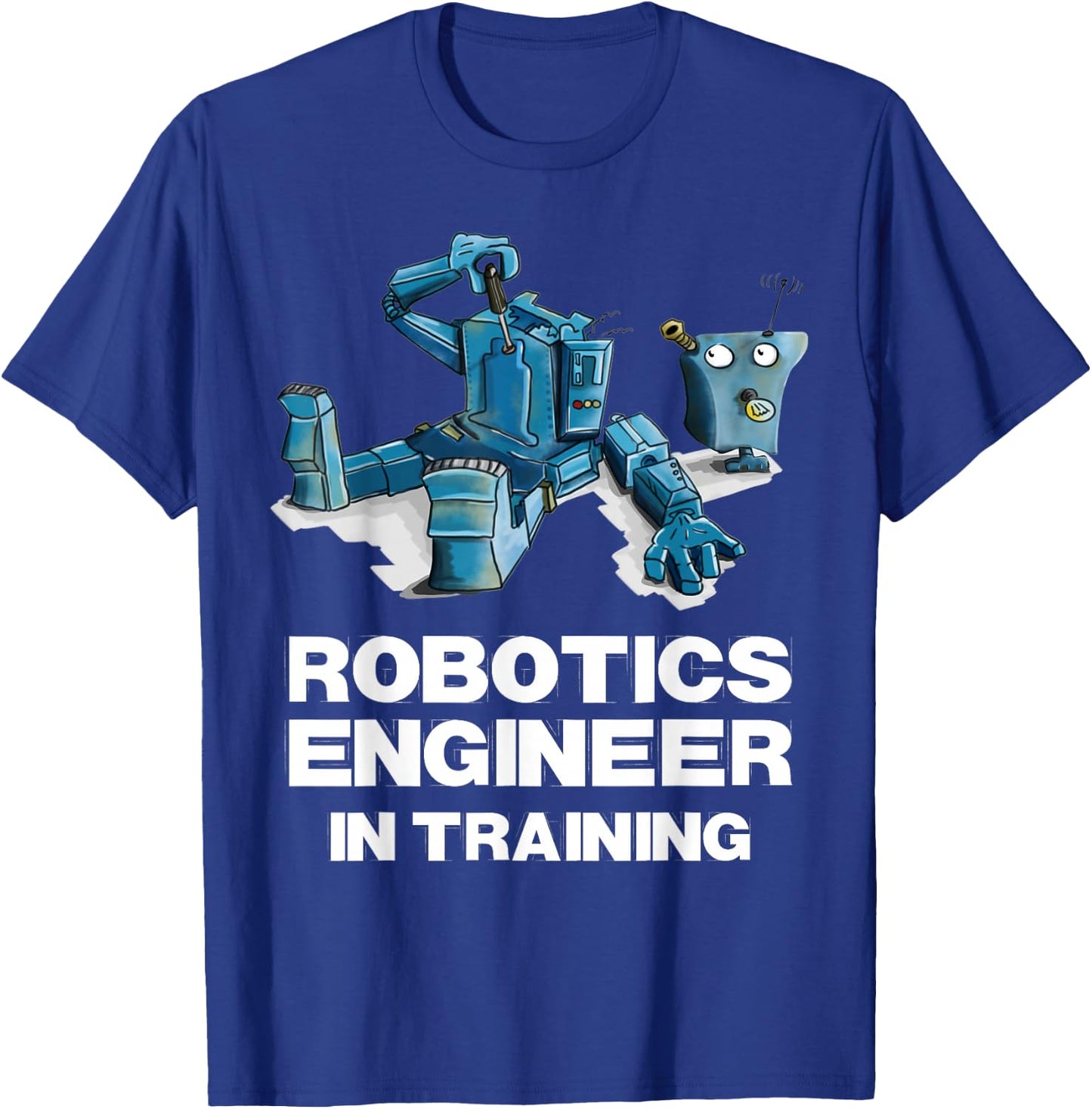 Funny Robot Shirt for Kids Robotics Engineer in Training T-Shirt - T-Shirt | Royal