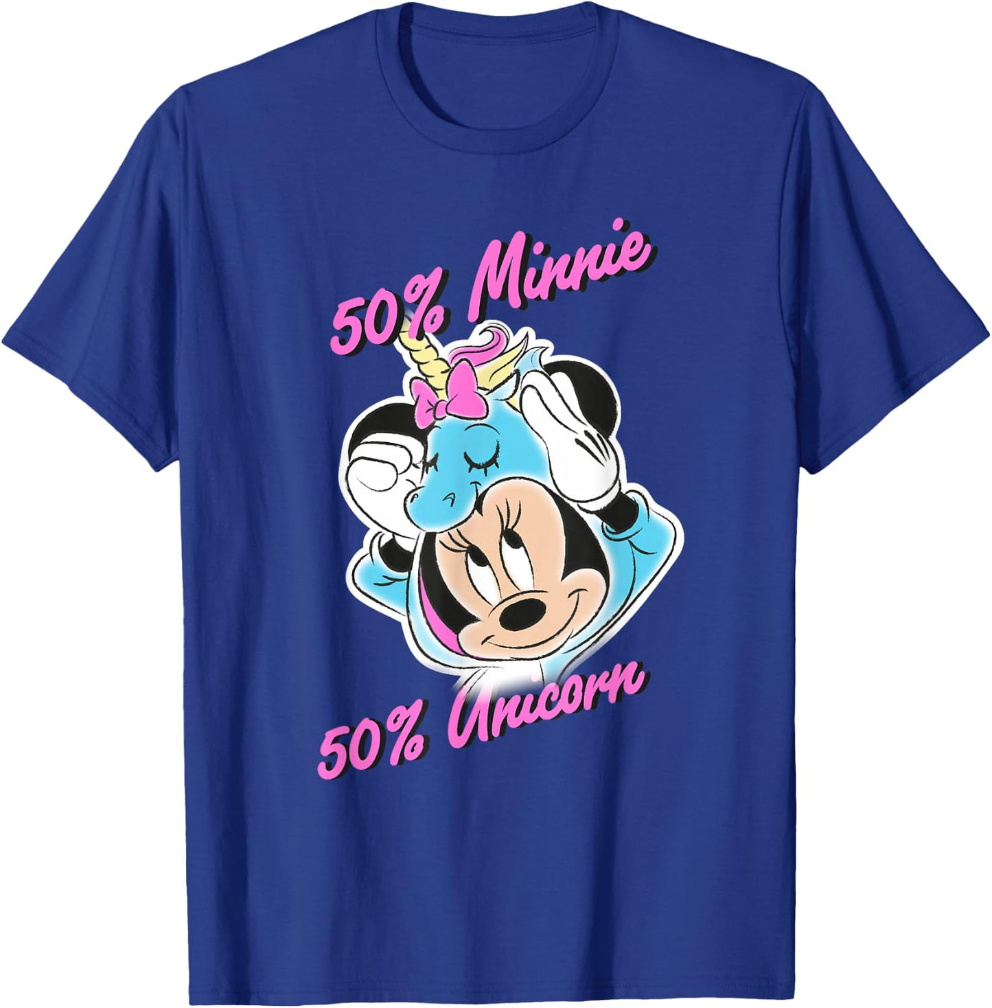 Disney - Minnie Mouse Half Unicorn T-Shirt - T-Shirt | Royal