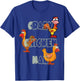 Crazy Chicken Man T-Shirt - T-Shirt | Royal