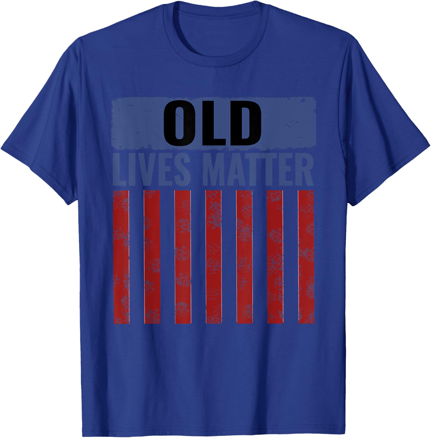 Old Lives Matter shirt with usa flag Gift Men T-Shirt - T-Shirt | Royal