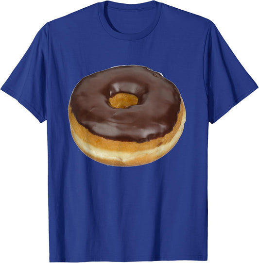 Chocolate Frosted Donut T-Shirt - T-Shirt | Royal