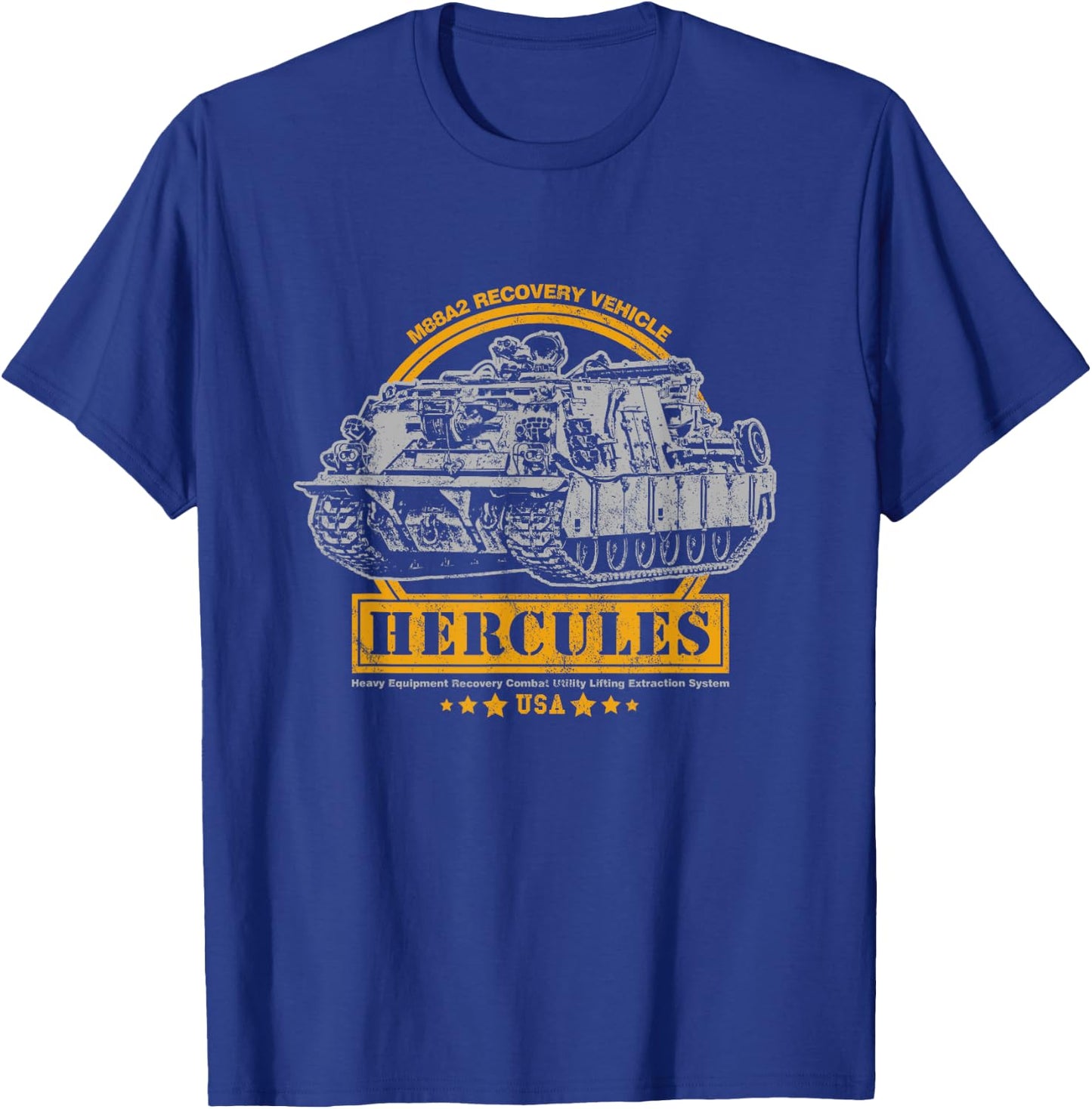 M88 Recovery Vehicle - M88A2 HERCULES ARV T-Shirt - T-Shirt | Royal