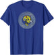 Deady Kilowatt Skull Zombie T-Shirt - T-Shirt | Royal