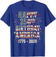 Happy 250th Birthday America 1776-2026 Patriotic T-Shirt - T-Shirt | Royal