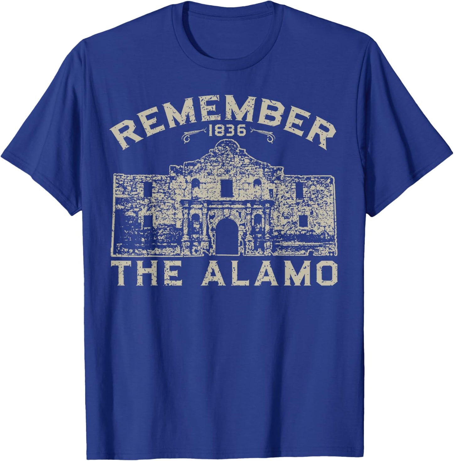 Remember the Alamo story of San Antonio Texas T-Shirt - T-Shirt | Royal
