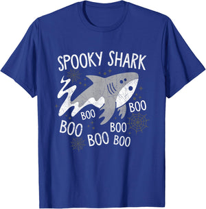 Spooky Shark Funny Halloween Shark Costume Top T-Shirt - T-Shirt | Royal