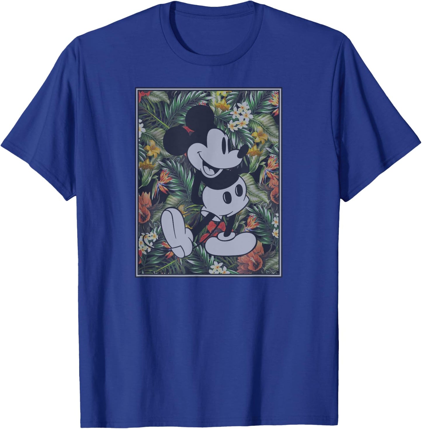 Disney - Tropical Mickey Mouse T-Shirt - T-Shirt | Royal