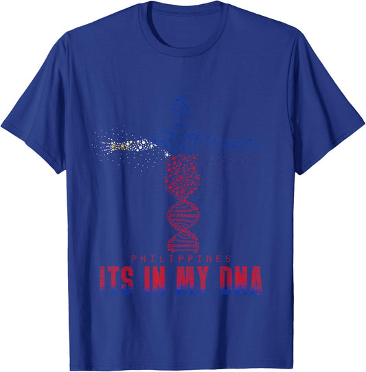 Filipino Its In My DNA Philippines T-Shirt - T-Shirt | Royal