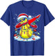 Dabbing Christmas Softball Snowman Girls, Softball Christmas T-Shirt - T-Shirt | Royal