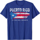 Puerto Rico - Island Flag T-Shirt - T-Shirt | Royal