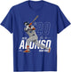 Dynamic Pose Pete Alonso New York Baseball MLBPA T-Shirt - T-Shirt | Royal