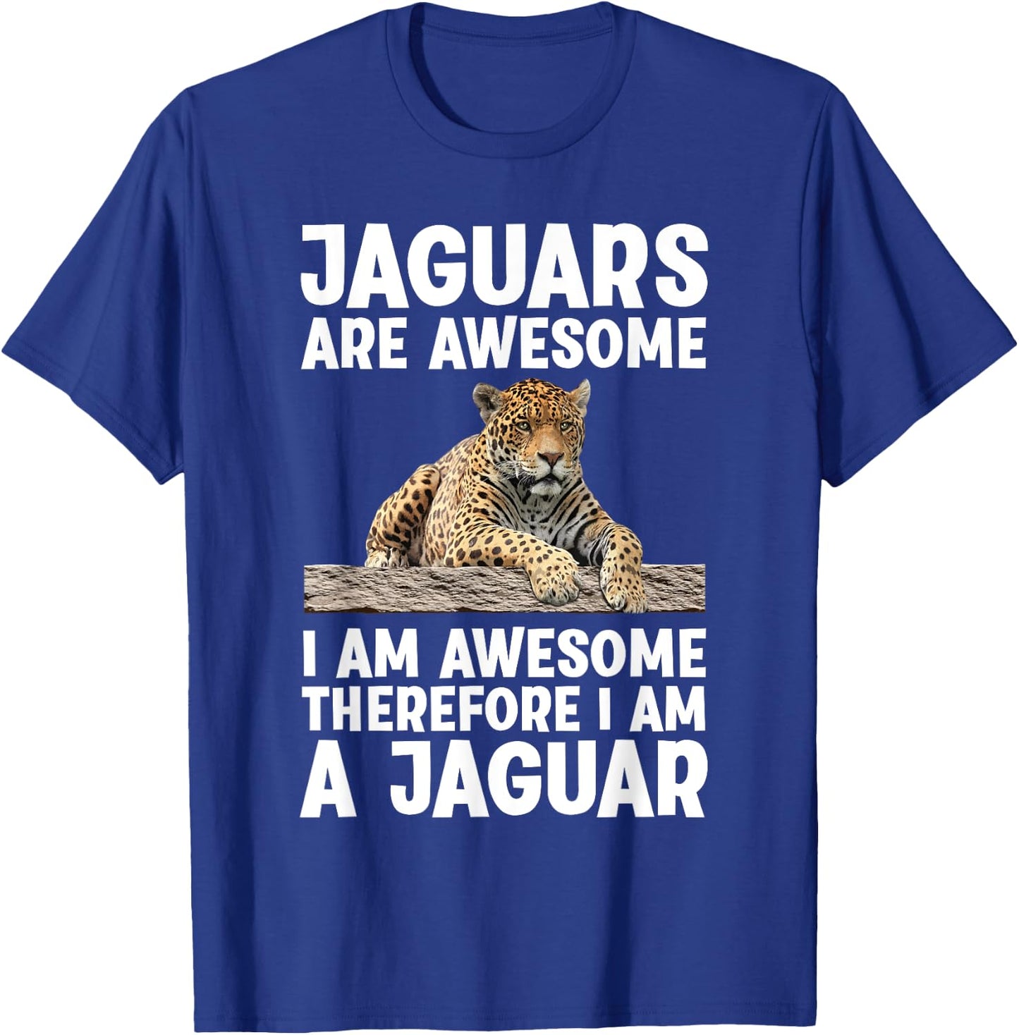 Funny Jaguar Design Women Kids Safari Jaguar Lover T-Shirt - T-Shirt | Royal