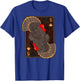 Thanksgiving Turkey Playing Card Shirt Spades Autumn Birds T-Shirt - T-Shirt | Royal