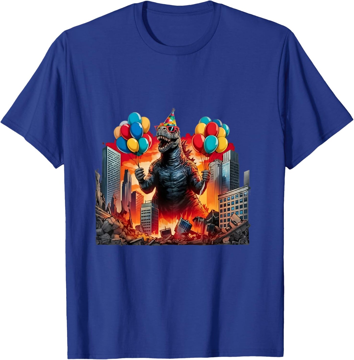 Kaiju Birthday Party Japan Monster Movie Bday Japanese T-Shirt - T-Shirt | Royal
