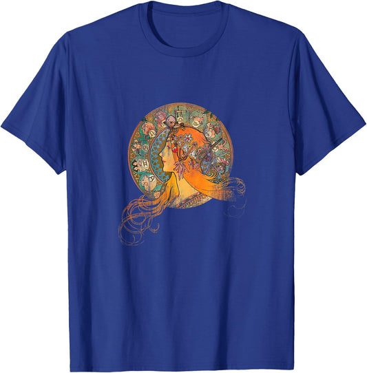 Vintage Alphonse Mucha T-Shirt - T-Shirt | Royal
