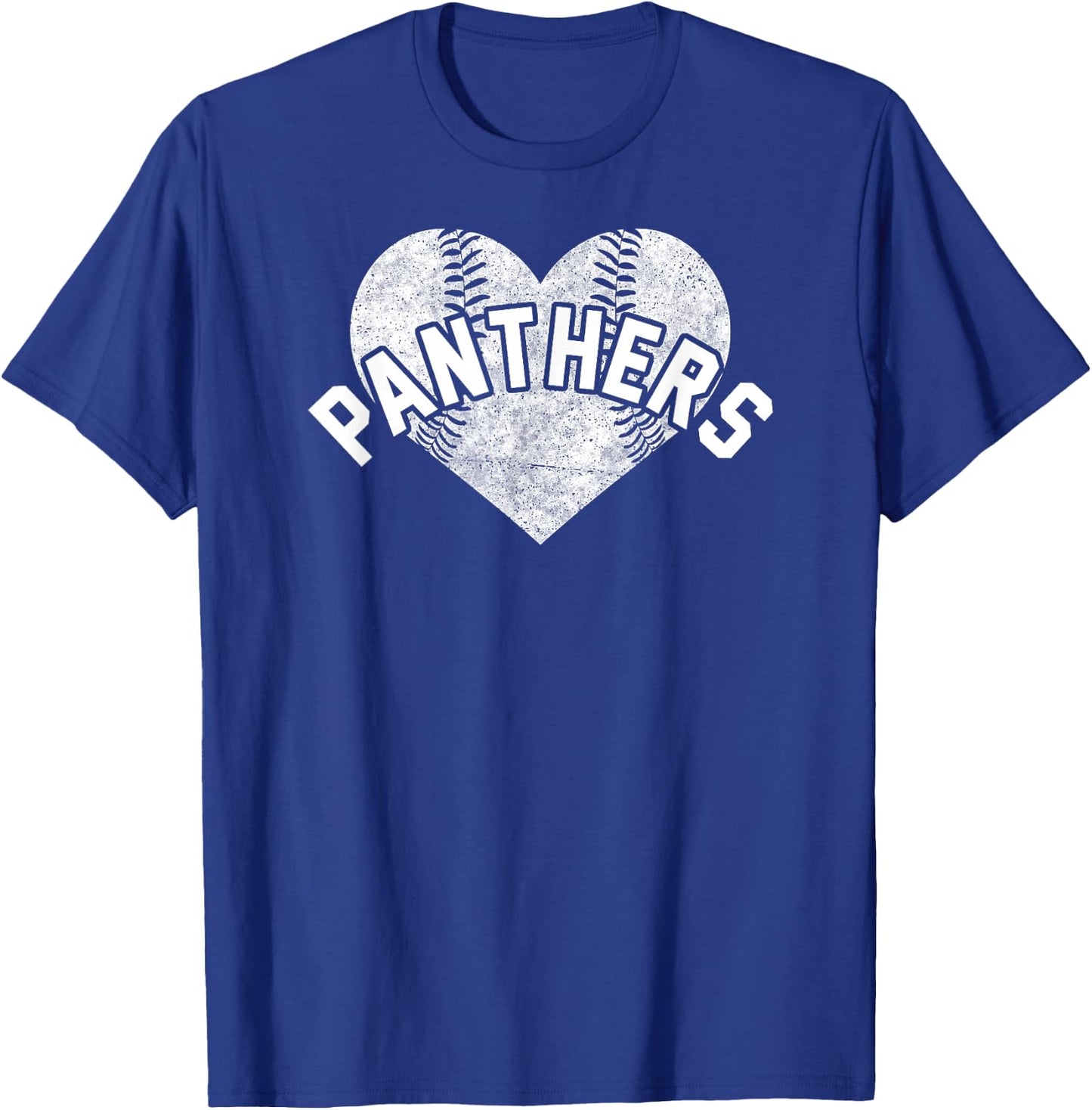 Panthers Baseball Softball Shirt High School Team Mascot Mom T-Shirt - T-Shirt | Royal