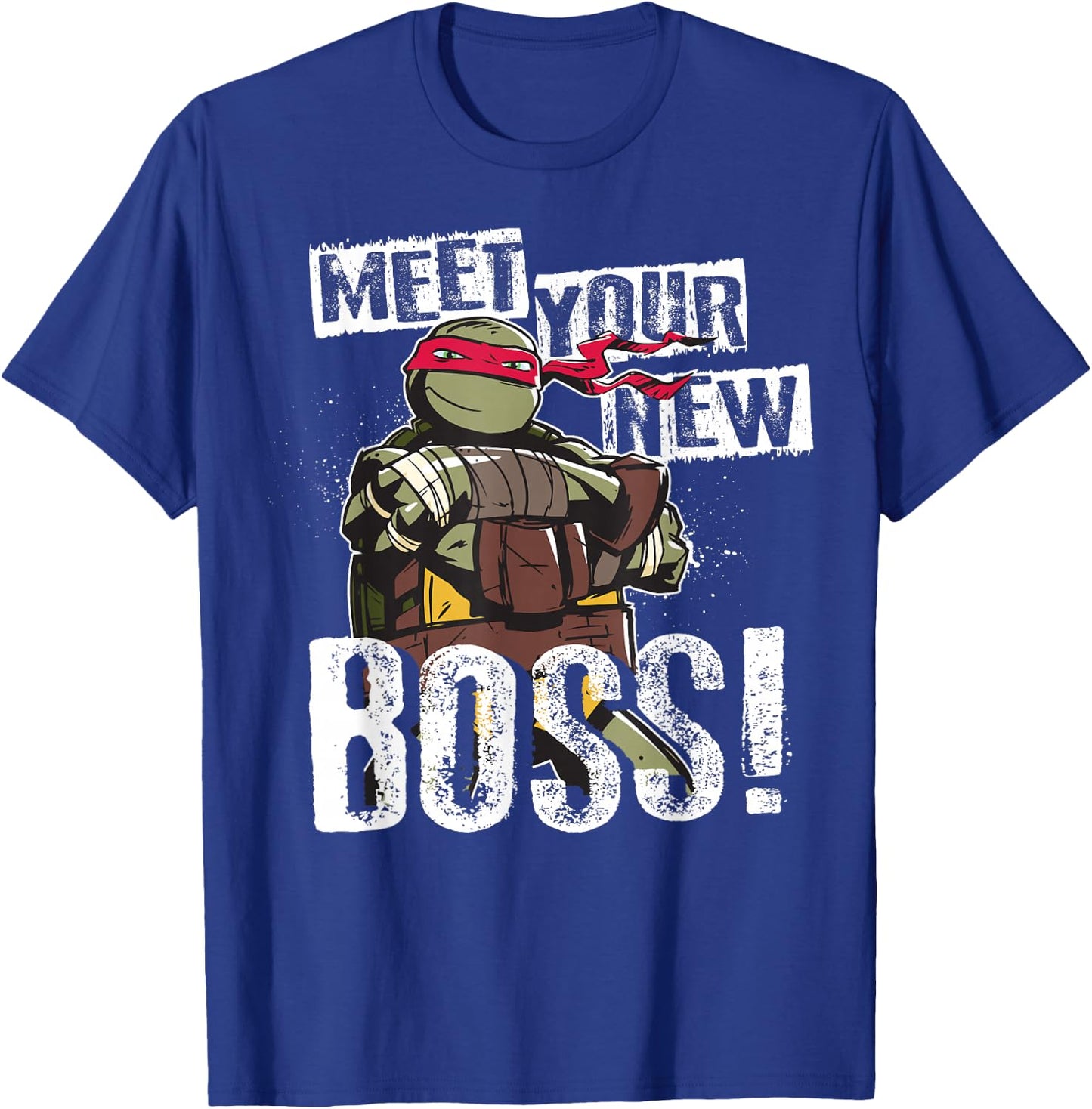 Teenage Mutant Ninja Turtles Meet Your New Boss Raphael T-Shirt - T-Shirt | Royal