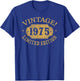 51st Birthday Women 51 year old Men Funny 1975 51 year old T-Shirt - T-Shirt | Royal