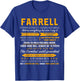 FARRELL completely unexplainable Front Print T-Shirt - T-Shirt | Royal