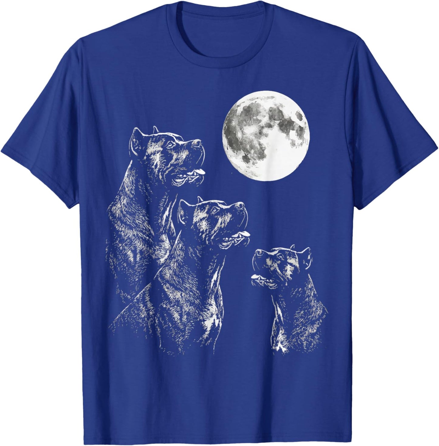 Cane Corso Howling At Moon T-Shirt - T-Shirt | Royal
