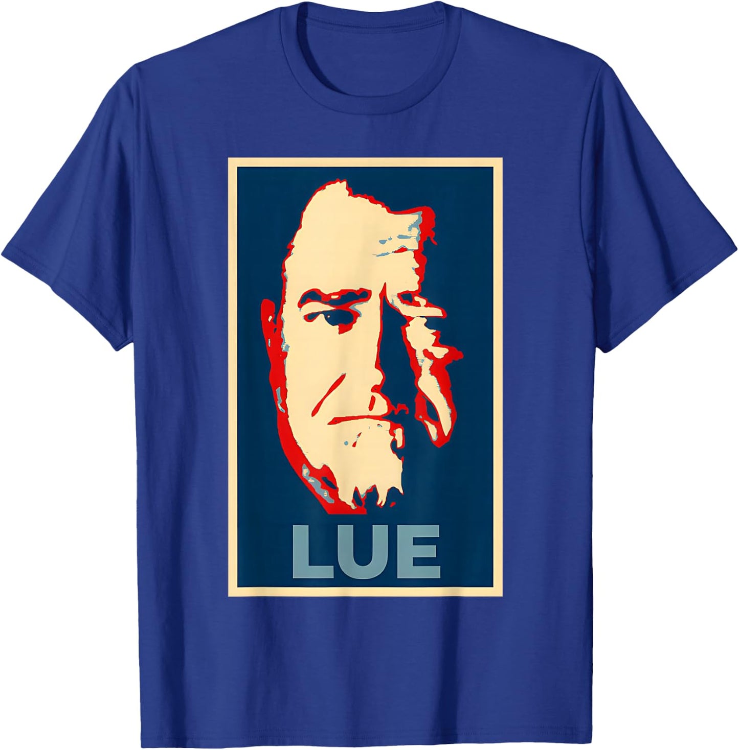 Lue UFO/UAP Whistleblower Elizondo T-Shirt - T-Shirt | Royal
