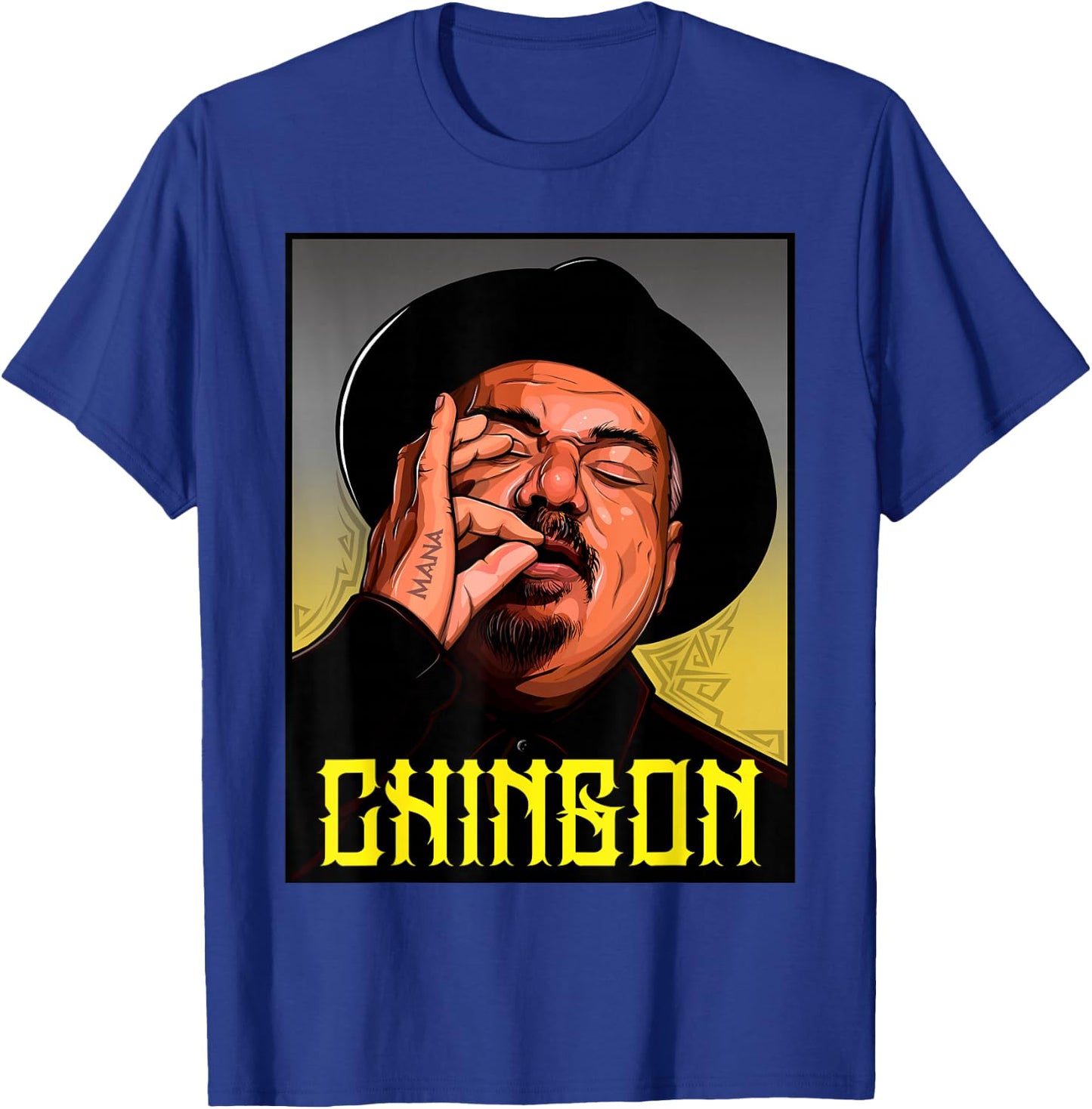 George Lopez "Nick Aztec" T-Shirt - T-Shirt | Royal