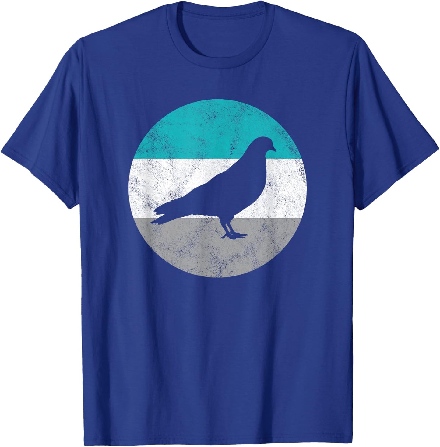 Homing Pigeon Gift Shirt Women Boys & Girls | Retro T-Shirt - T-Shirt | Royal