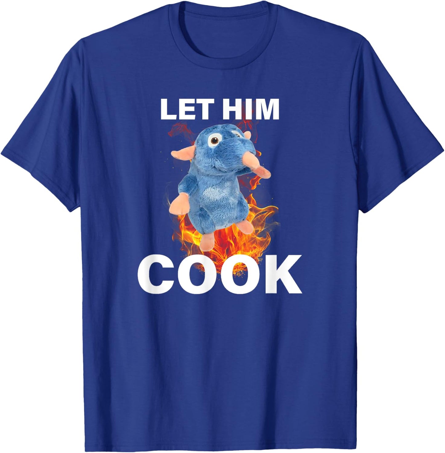 Let Him Cook Rat Funny Meme T-Shirt - T-Shirt | Royal