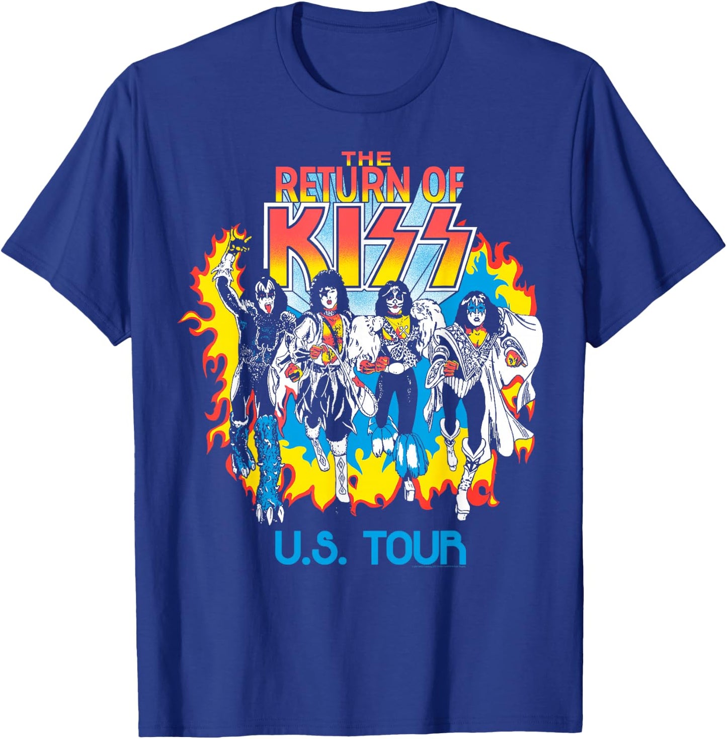 KISS - Return of KISS T-Shirt - T-Shirt | Royal