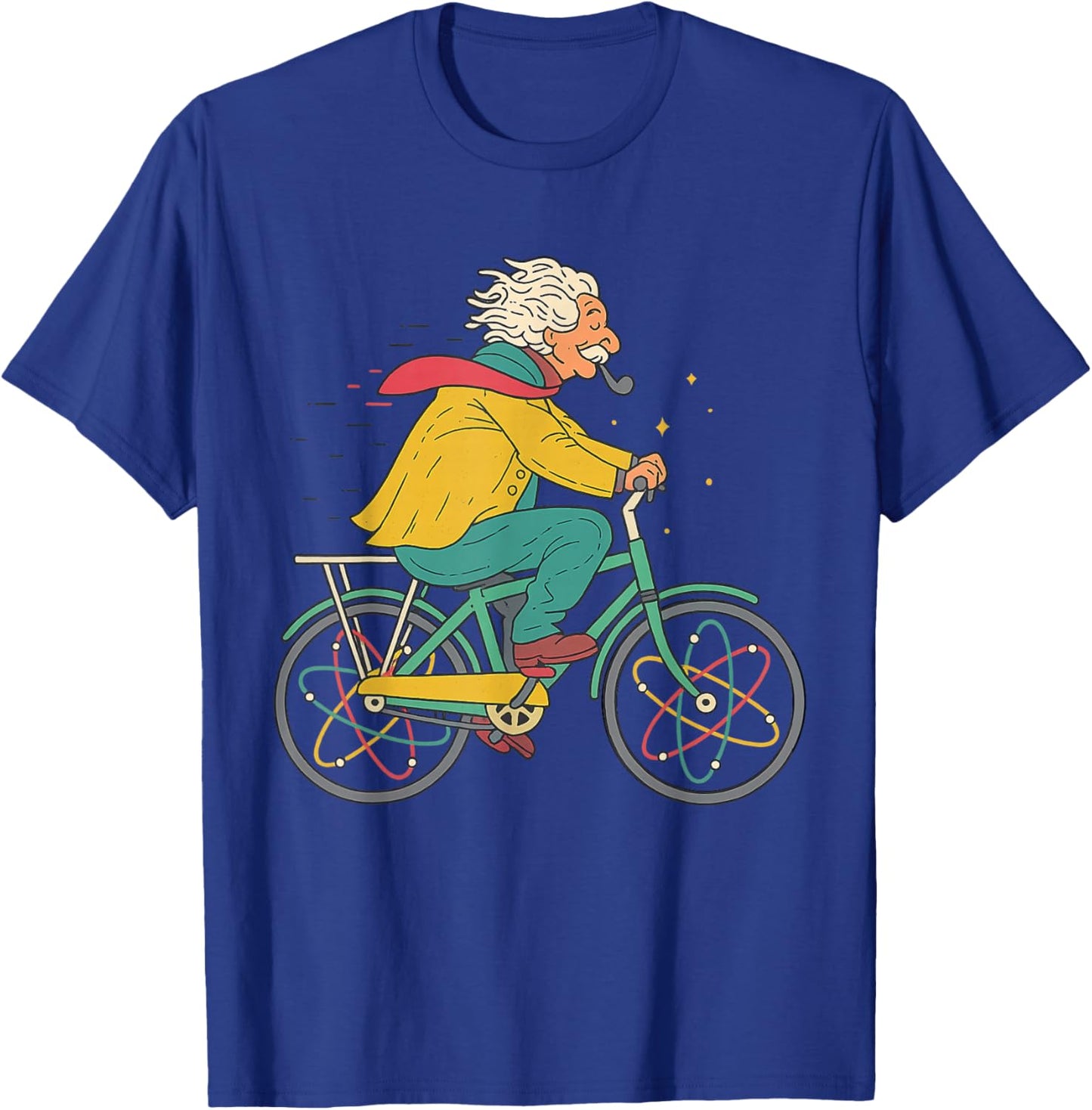 Atomic Bicycle Science Lover and Kids Chemistry T-Shirt - T-Shirt | Royal