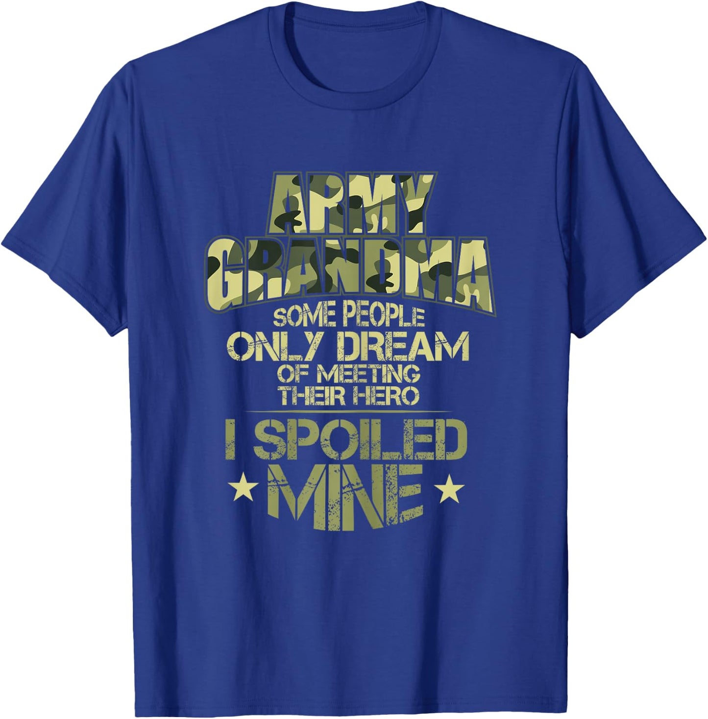 Army Grandma T Shirt For A Proud Military Grandma T-Shirt - T-Shirt | Royal