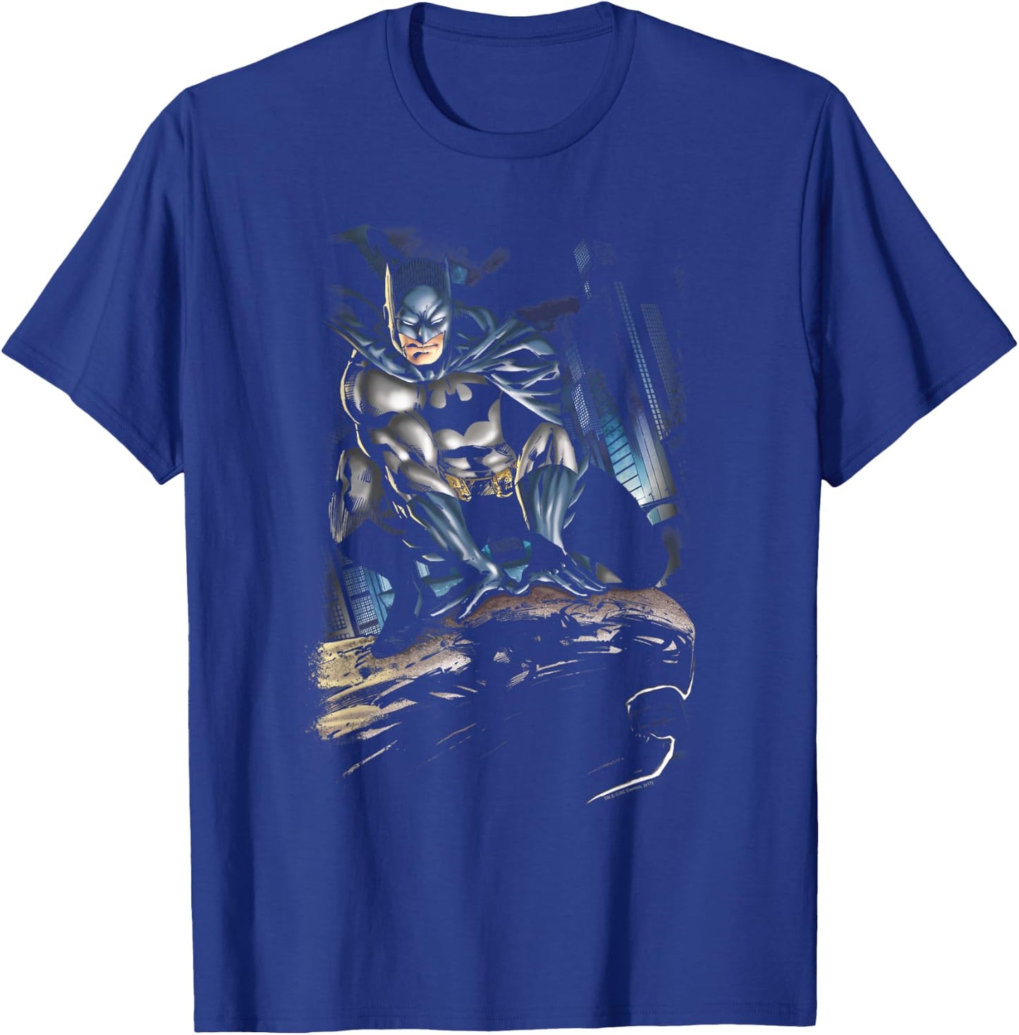 Batman Perched T-Shirt - T-Shirt | Royal