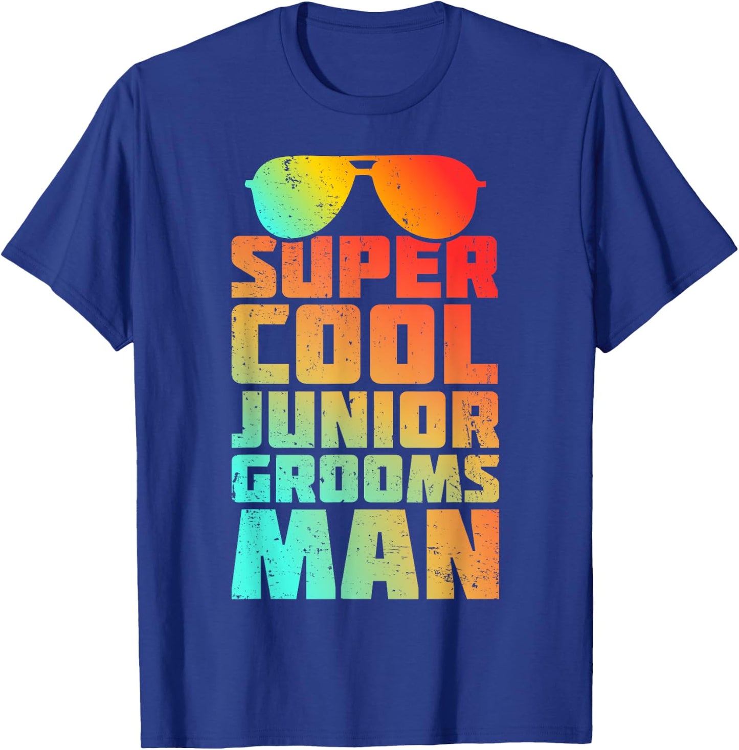 Kids Junior Groomsman Wedding Marriage Party Jr Boys Gifts T-Shirt - T-Shirt | Royal
