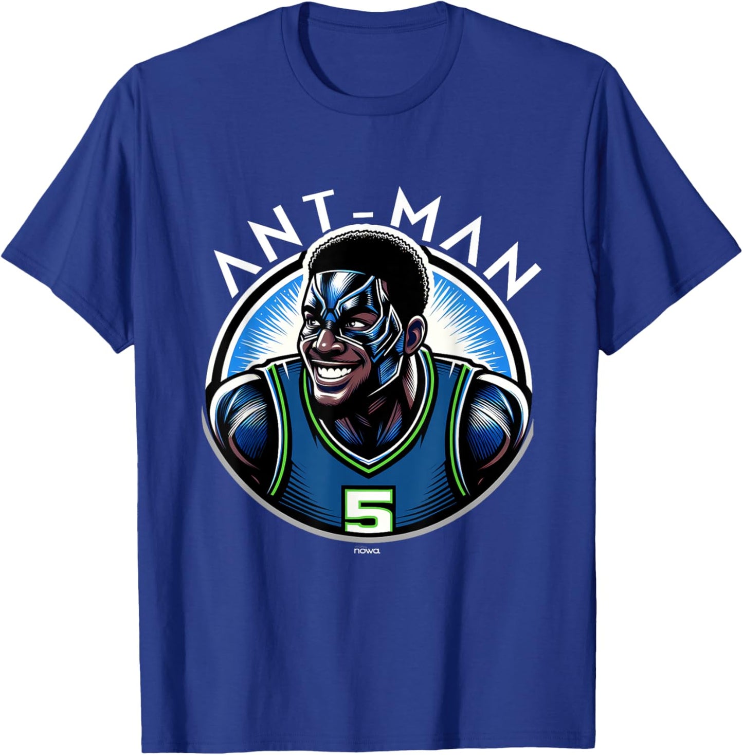Ant Smiling and Winning the Basketball Championship Man T-Shirt - T-Shirt | Royal