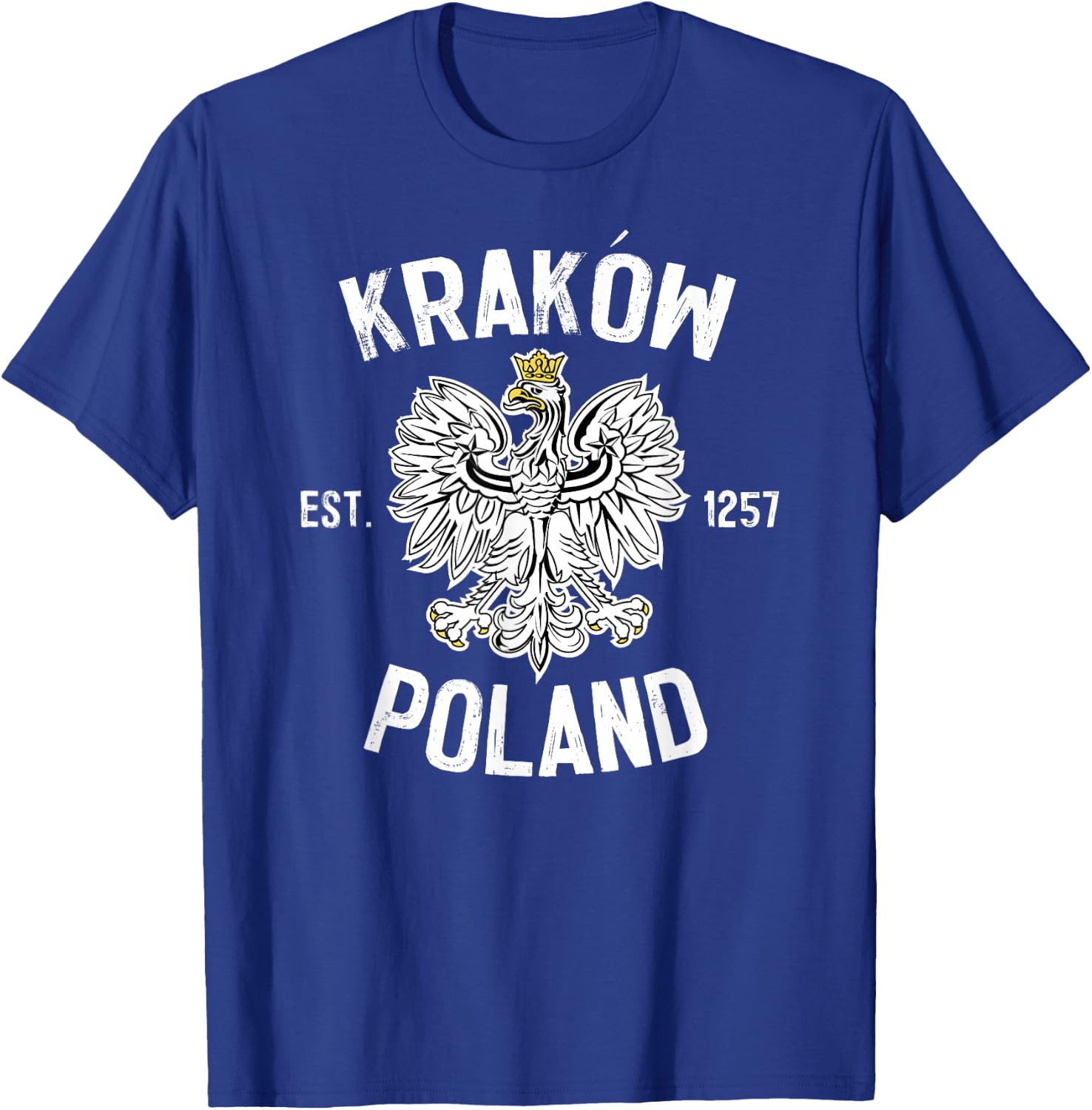 Krakow Poland Polish Eagle Polska T-Shirt - T-Shirt | Royal