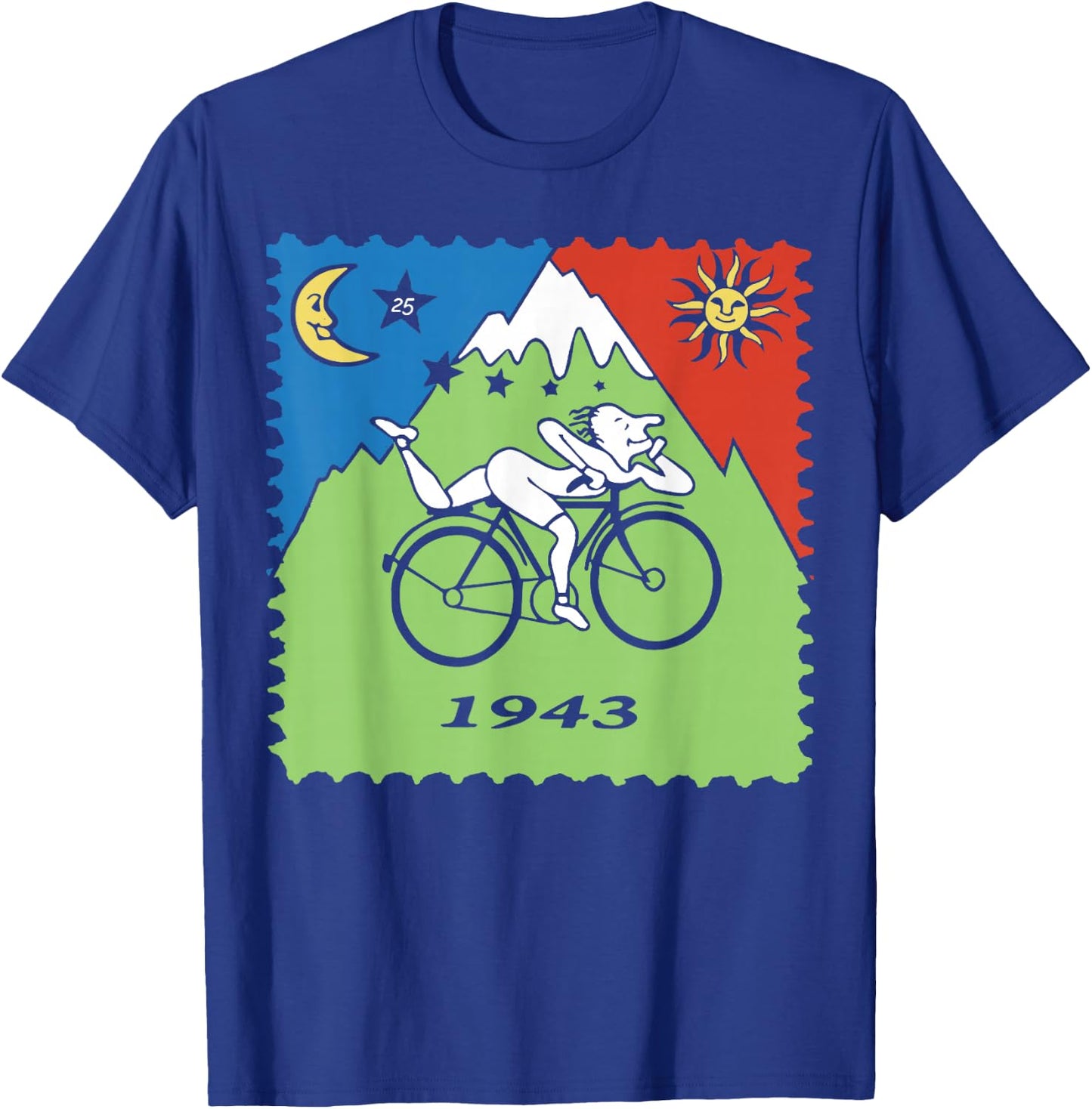 Bicycle Day 1943 LSD Acid Hofmann Trip T-Shirt - T-Shirt | Royal