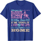 Wherever This Barrel Racer May Roam Cute Barrel Racing Quote T-Shirt - T-Shirt | Royal