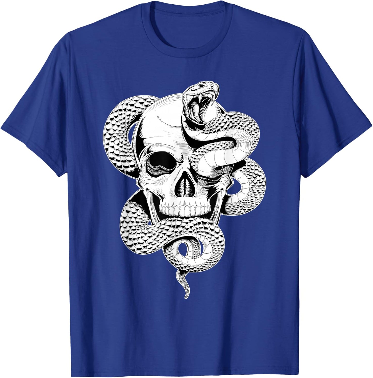 Skull and Snake T-Shirt - T-Shirt | Royal