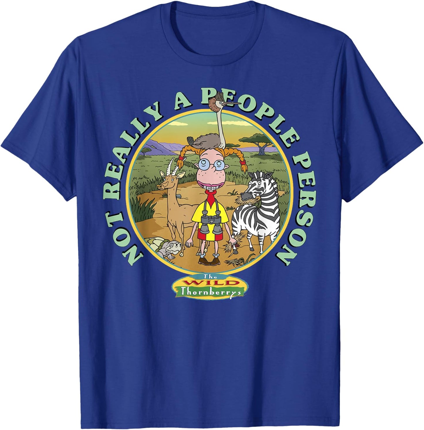 The Wild Thornberrys Eliza Not Really A People Person T-Shirt - T-Shirt | Royal