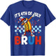 It's 4th of July Bruh Hotdog American Flag Patriotic Kid Boy T-Shirt - T-Shirt | Royal