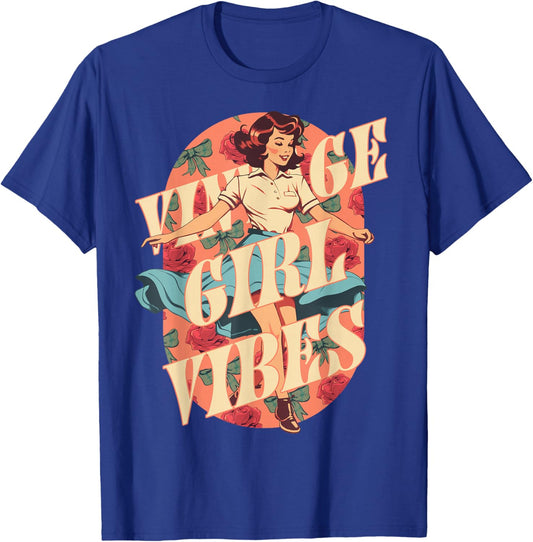 Girlhood Childhood Memory Throwback Innocent 80s 90s Girls T-Shirt - T-Shirt | Royal