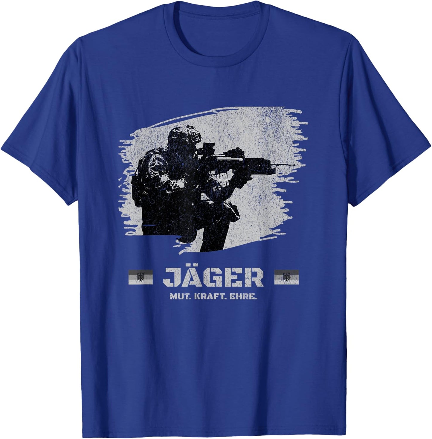 German Army Infantry Hunter Military Soldier Pride T-Shirt - T-Shirt | Royal