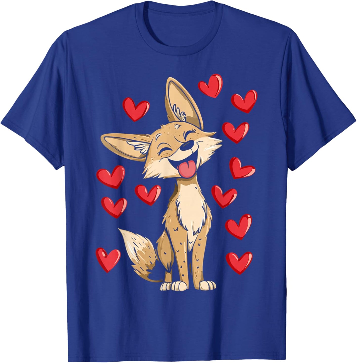 Cute Coyote Kids T-Shirt - T-Shirt | Royal