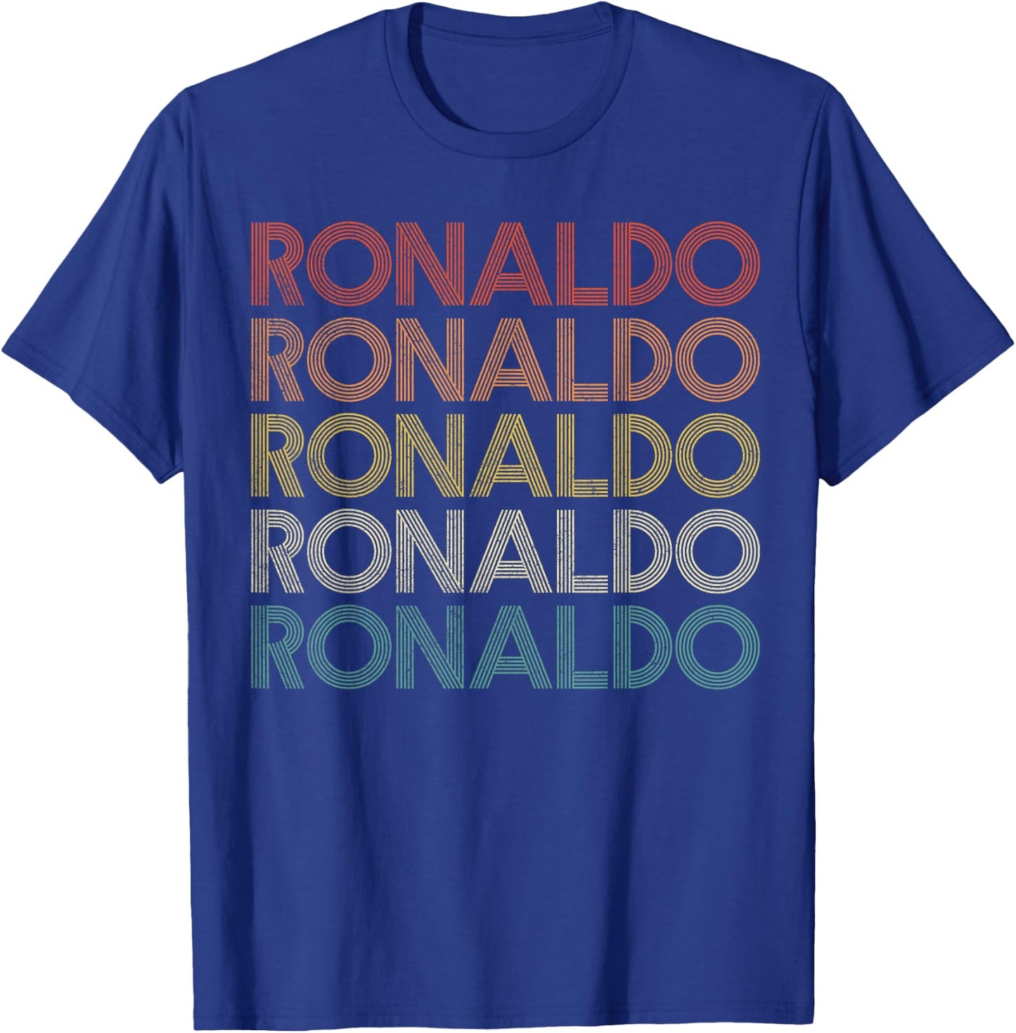 Ronaldo Vintage Retro T-Shirt - T-Shirt | Royal