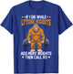 Workout Gym Bigfoot If I Die While Lifting Weights Sasquatch T-Shirt - T-Shirt | Royal