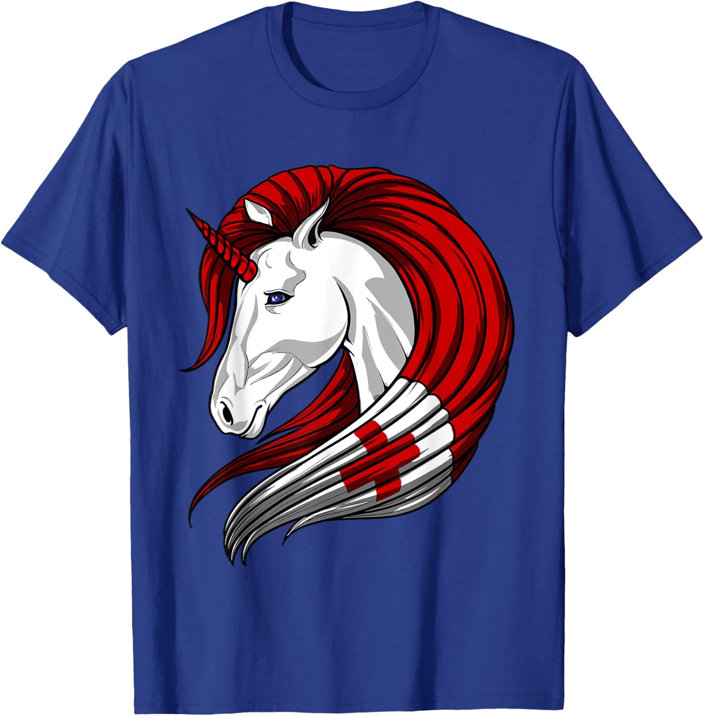 Tonga Flag Tongan Flag Unicorn Shirt T-Shirt - T-Shirt | Royal