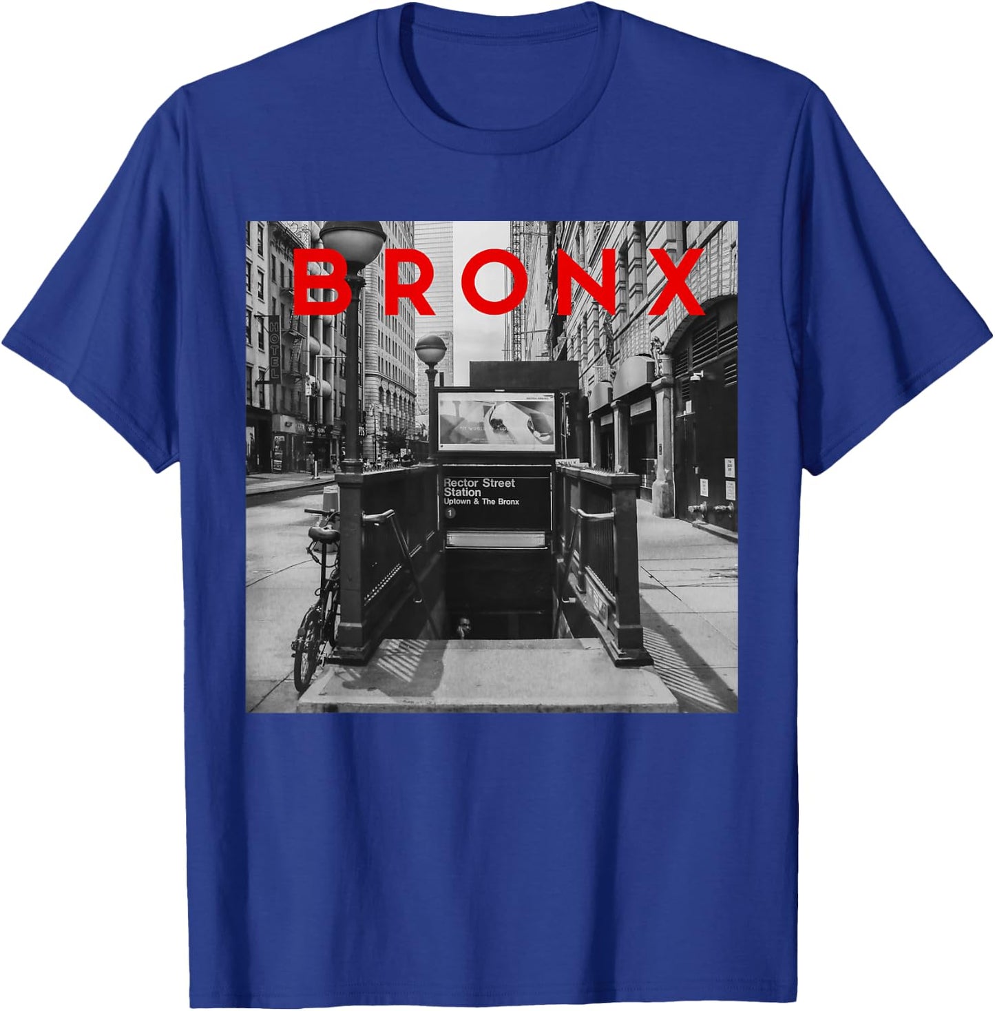 Bronx NYC T Shirt Subway City T-Shirt - T-Shirt | Royal